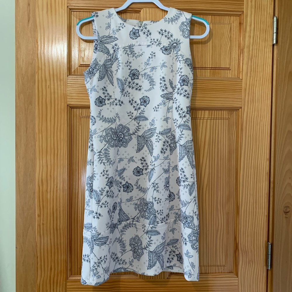 Tommy Hilfiger Floral Pink Sleeveless Dress Size 4